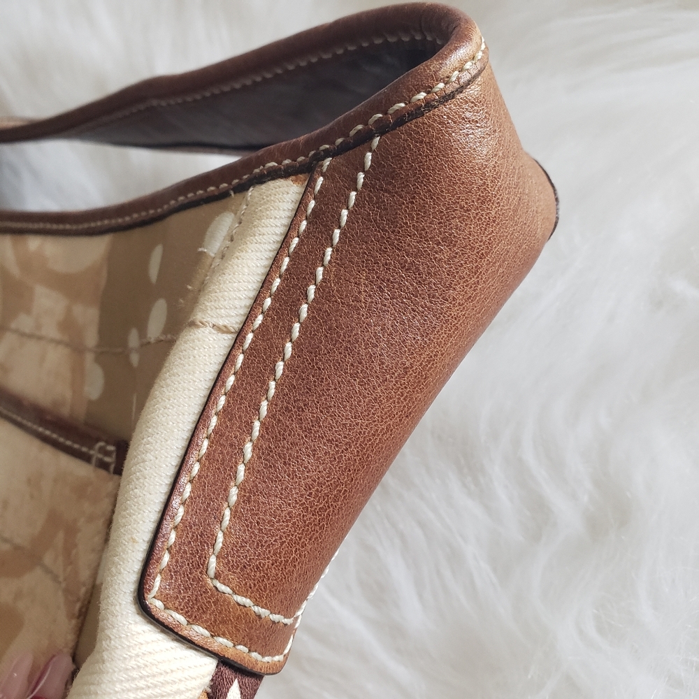 Vintage Multi Pattern Coach Patchwork Handbag Purse - Picture 13 of 13